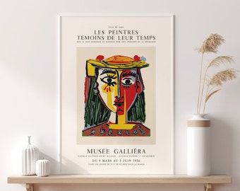 Pablo Picasso Exhibition Print | HIGH QUALITY Poster