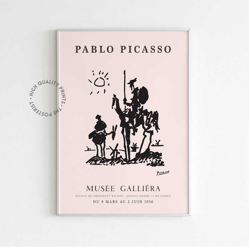 Pablo Picasso Don Quixote Printable Poster 1955 HIGH QUALITY Print - Etsy