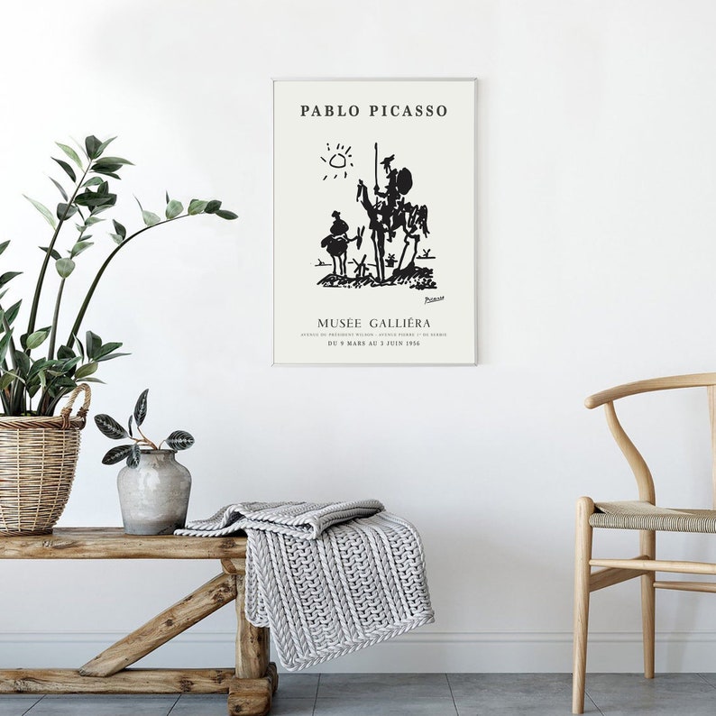 Pablo Picasso Don Quixote Printable Poster 1955 HIGH QUALITY Print - Etsy