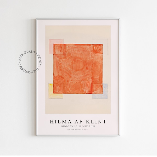 Hilma af Klint, Parsifal, No. 117, Exhibition Art Print | DIGITAL Poster DOWNLOAD