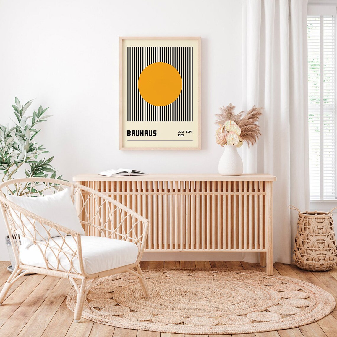 Bauhaus Print Vintage Bauhaus Poster Retro Art Prints | Etsy