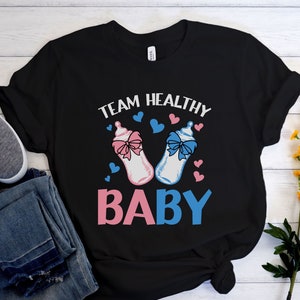 Gender Reveal Keeper of the Gender Team Healthy Baby Shirt Gender Reveal Shirt Gender Reveal Ideas Gender Reveal Party