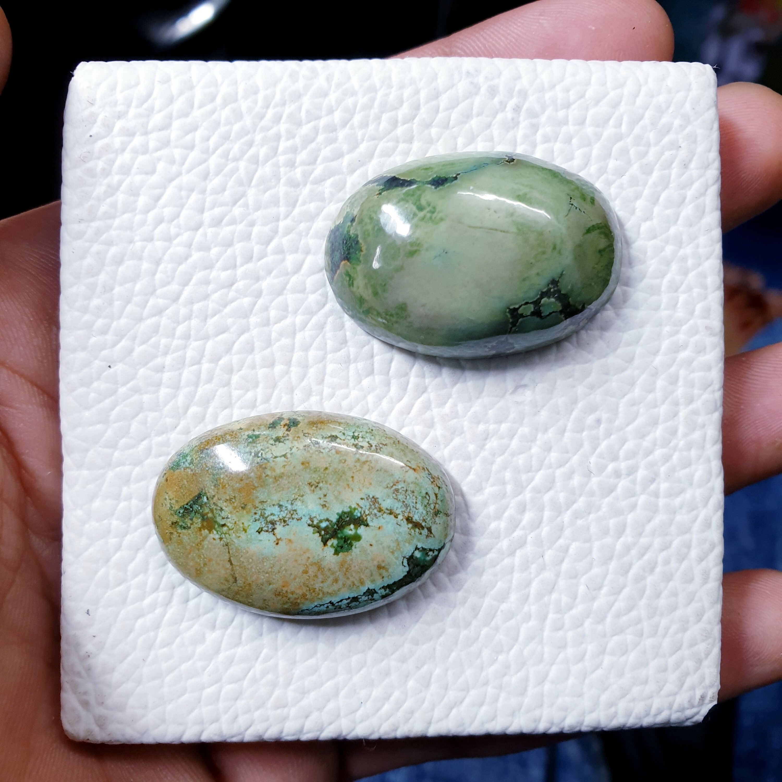 Natural Tibetan Turquoise Round Shape Calibrated Sizes
