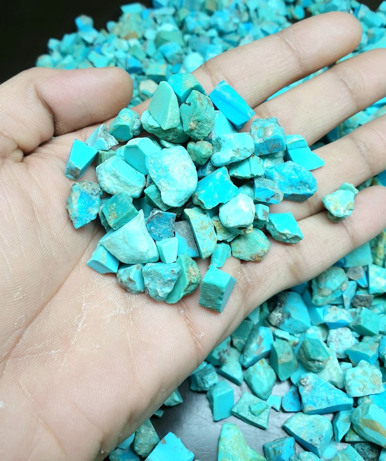 Light Turqoise Rocks Natural American Turquoise Rough Rocks Arizona Mexican Mines Turquoise ...
