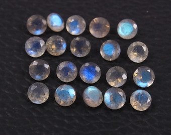 100% Natural Blue Labradorite Round Faceted Cut Cabochon 3MM-10MM Loose Gemstone 100% Natural Blue Labradorite Round Faceted Cut Cabochon 3MM-10MM Loose Gemstone