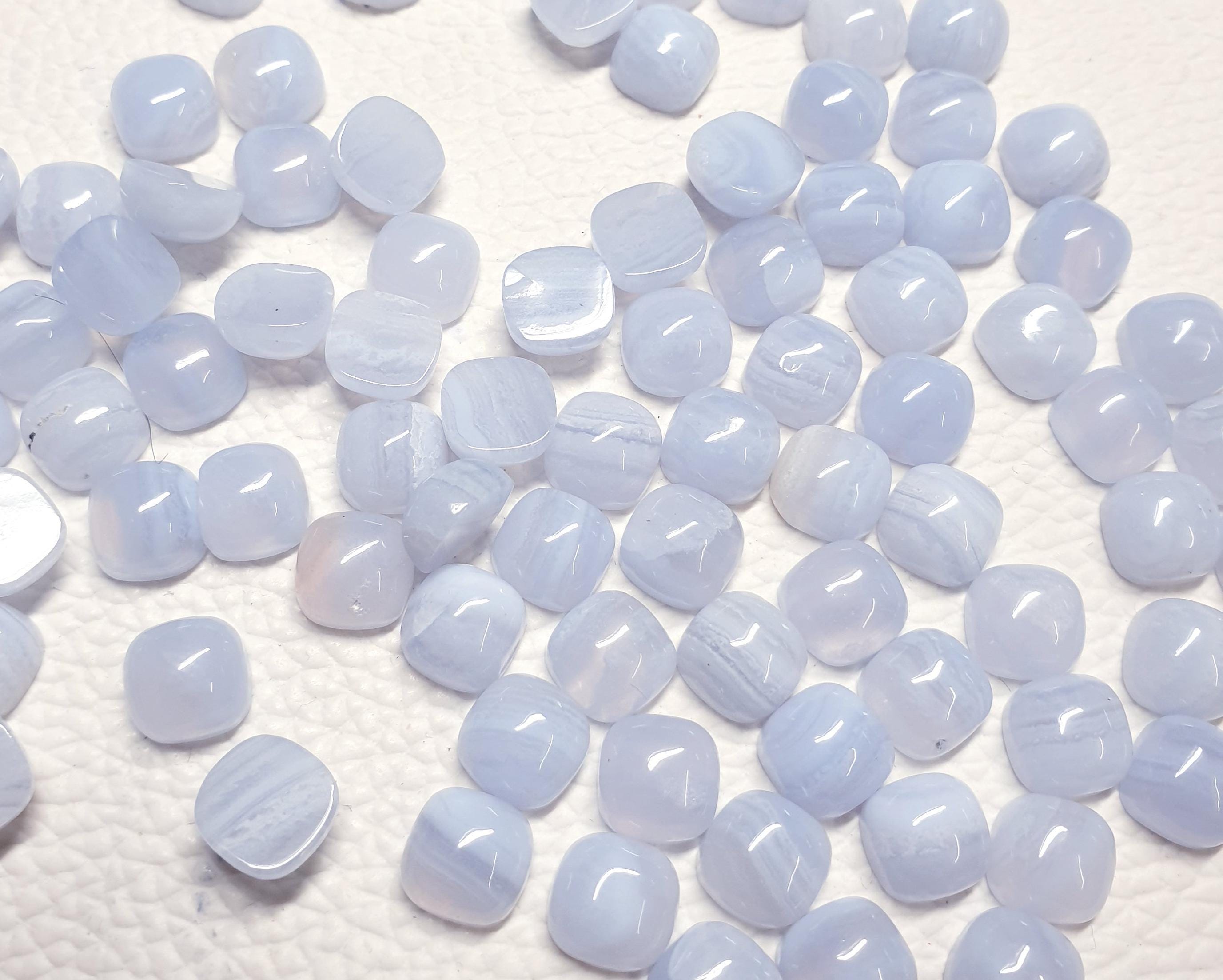 Natural AAA Blue Lace Agate Cushion Shape Cabochon Gemstone 3MM 4MM 5MM 6MM 7MM 8MM 9MM 10MM 11MM 12MM 13MM 14MM 15MM Size Agate Cushion Cab
