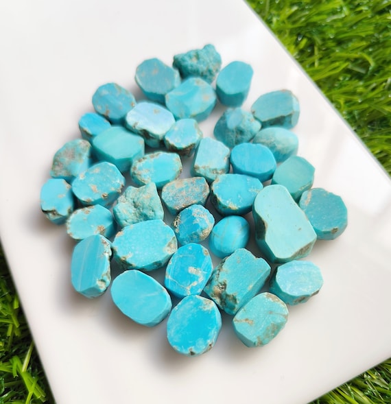Natural American Turquoise Rough Free Form Rocks, Arizona