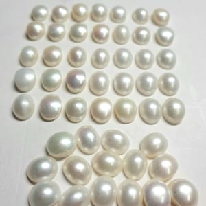 Natural Fresh Water Pearl Oval Shape Cabochon Gemstone 2x3 3x4 3x5 4x5 4x6 5x7 6x8 6x9 7x9 7x10 8x10 8x12 9x11 9x12 9x13 10x12 10x14 MM Size