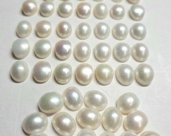 Natural Fresh Water Pearl Oval Shape Cabochon Gemstone 2x3 3x4 3x5 4x5 4x6 5x7 6x8 6x9 7x9 7x10 8x10 8x12 9x11 9x12 9x13 10x12 10x14 MM Size