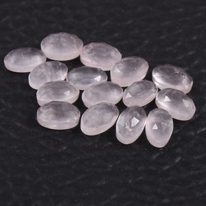 AAA Rose Quartz Oval Shape Rosecut Cabochon Gemstones 2x4 2.50x5 3x5 4x6 5x7 6x8 7x9 8x10 9x11 10x12 10x14 12x14 12x16 13x18 15x20 MM Size.