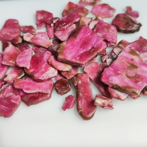 Natural Ruby Stone, Raw ore Stone. high-quality Pink Ruby - Gemstone 8MM To 30MM Size, Ruby Bulk Wholesale Rough Gem, Excellent Quality Ruby