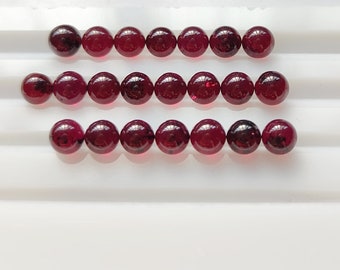 Boules de sphère parfaites grenat AAA naturel 2,75 mm 3 mm 3,25 mm 4,75 mm 5 mm 5,25 mm 5,50 mm Taille. Boules roses grenat Hyderabadi, boule sphérique non percée
