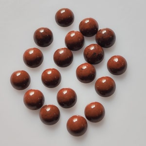 Natural AAA Excellent Quality Red Jasper Round Shape Cabochon 1.5 2 2.5 3 4 5 6 7 8 9 10 11 12 13 14 15 MM Size Red Jasper Round Cab Gems