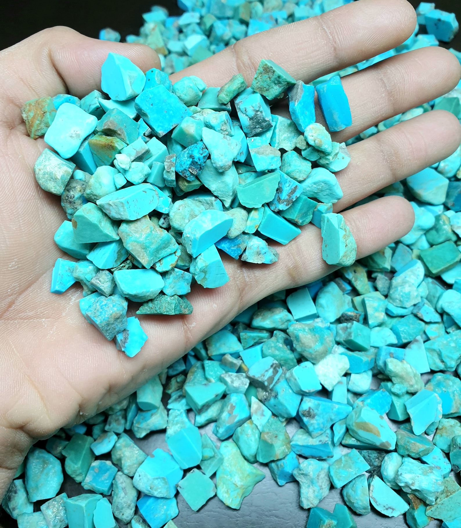 Natural American Turquoise Rough Rocks Arizona Mexican Mines Turquoise ...