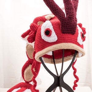 Gyarados Beanie - Crochet PATTERN ONLY