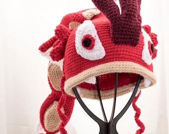 Gyarados Beanie - Crochet PATTERN ONLY