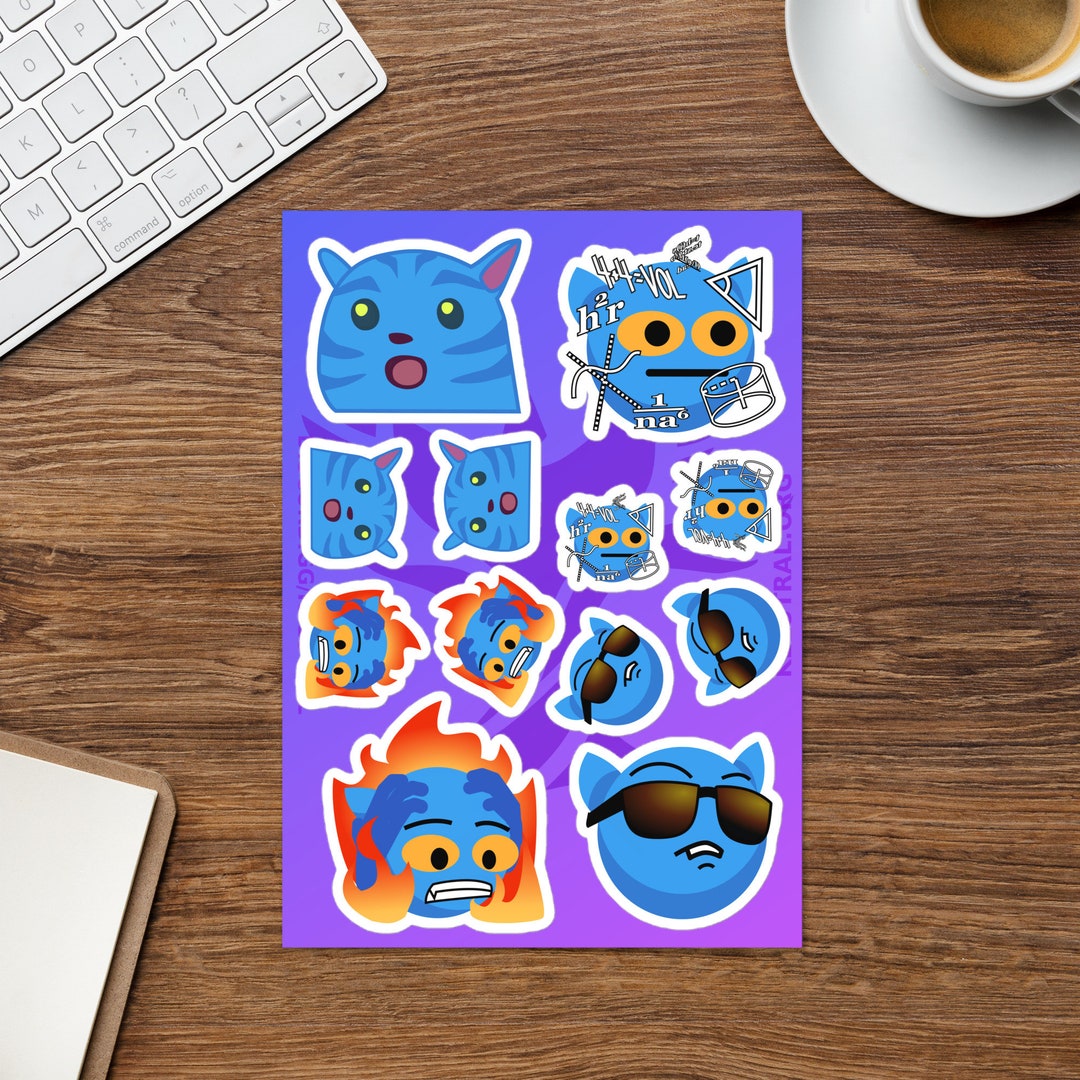 Kelutral Emoji Stickers - the Meme Collection - Etsy