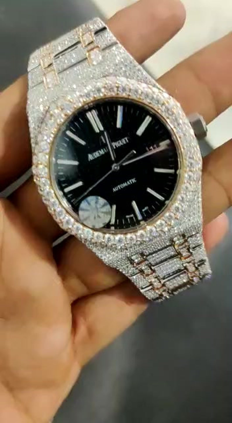 iced out vvs watch