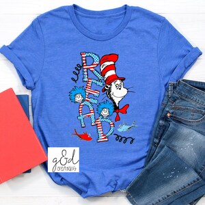Cat in the hat shirts for teachers 2025