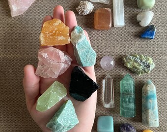 Mystery Crystal-You Choose, crystal mystery bag, mystery crystal bundle, mystery bag, crystals ~ READ DESCRIPTION/ item details