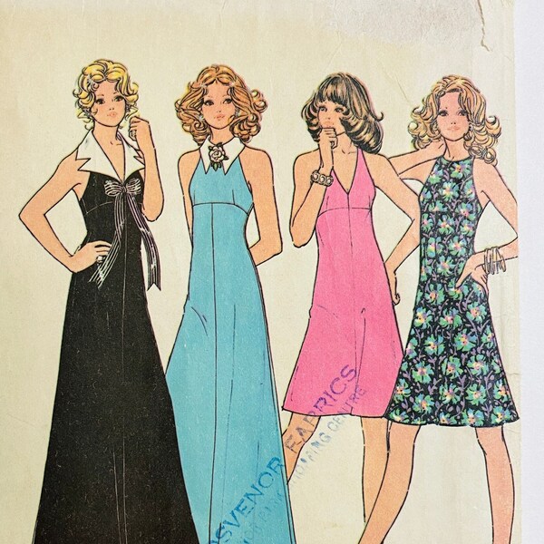 Halter Dress Pattern Etsy