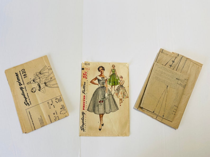 Simplicity 1620 bust 29 Vintage 1950s Sewing Pattern - Etsy