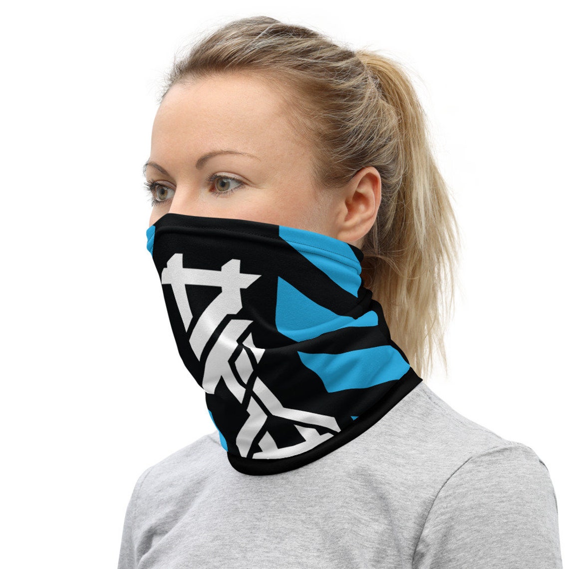 Snowboard Neck Gaiter Cyberpunk Scarf Cyber Futuristic kpop Etsy