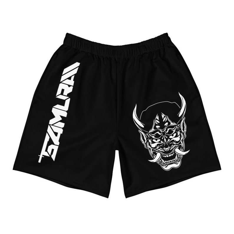 Aesthetic Sport Clothing Cyberpunk Samurai Shorts Japanese Print Streetwear style J-pop TechWear Fashion Apparel