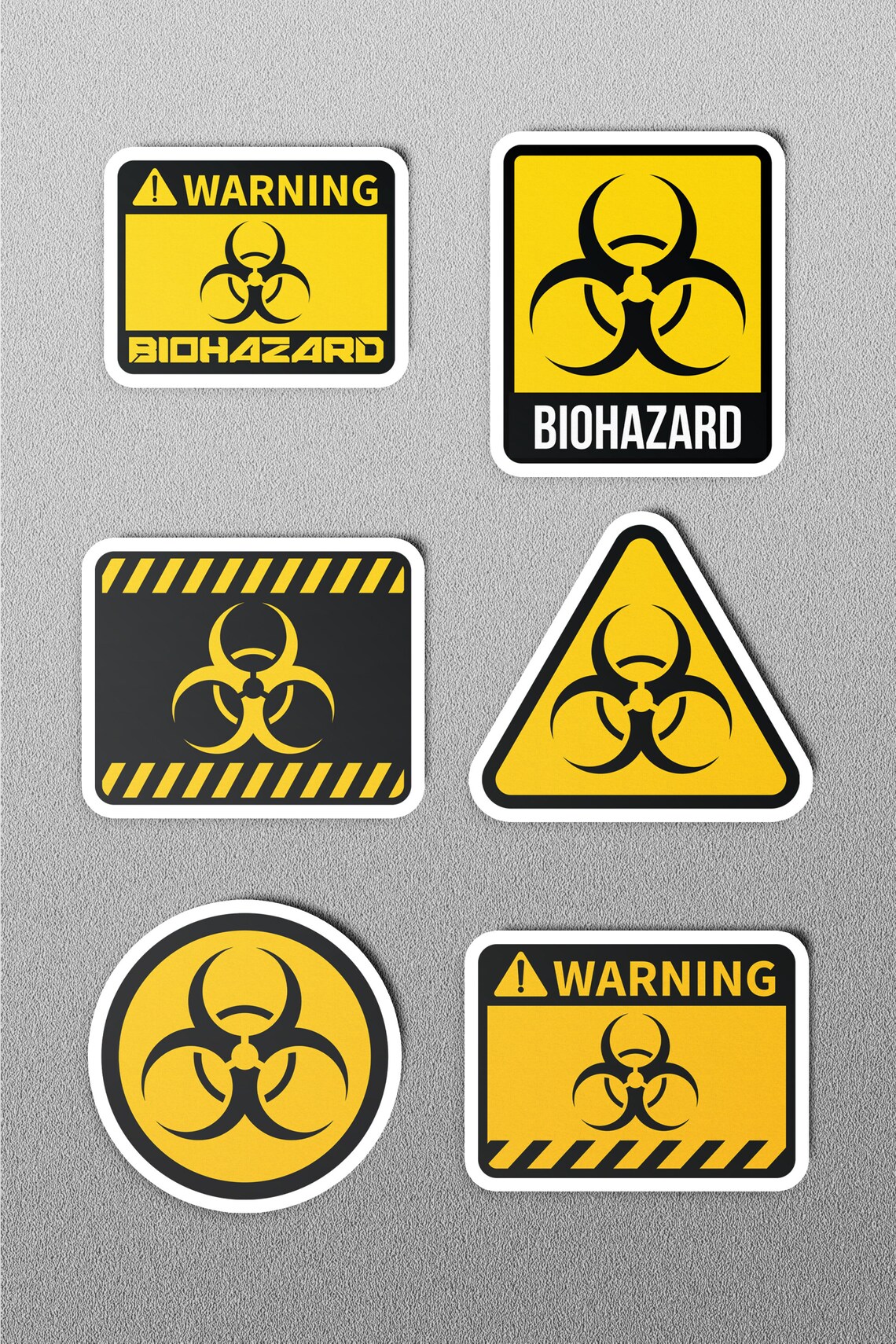 Biohazard Sticker Pack Decals Bio Hazard With Original | Etsy