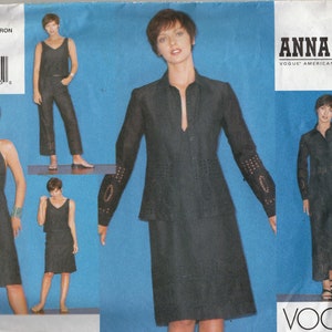 Sewing Pattern Vogue 2553 Women&#39;s Jacket, Dress, Top, Skirt & Pants, Size 12,14,16, Uncut