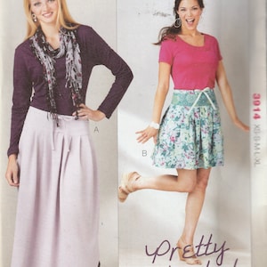 Sewing Pattern Kwik Sew 3914 Women&#39;s Skirt, Size 22.5-37, Uncut