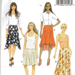 Sewing Pattern Butterick B6059 Women&#39;s Skirt, Size 6-14, Uncut