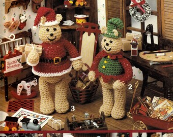 Leisure Arts 2057 Crochet Pattern Miniature Bears by Sue Penrod