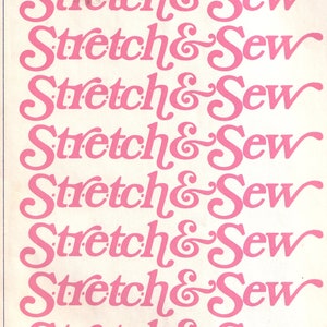 Sewing Pattern Stretch&Sew 735 Women&#39;s Skirt and Gaucho, Size 30-40, Uncut
