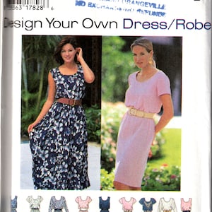 Modello di cucito Simplicity 9489 Abito da donna, taglia 8-14, non tagliato