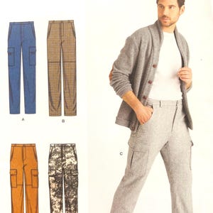 Sewing Pattern Simplicity 9693 Men’s Cargo Pants - Size 34-42”  Uncut FF
