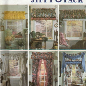 Sewing Pattern Simplicity 7727 Window Treatments, One Size, Uncut