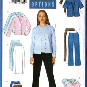 Sewing Pattern Butterick 6019 Vintage Women&#39;s Outfits, Size 6-10, Uncut