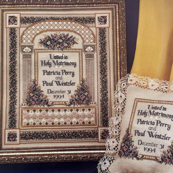 ◆レア◆クロスステッチ キット Teresa Wentzler-2 Teresa Wentzler - Wedding Sampler - Just Cross Stitch Pattern