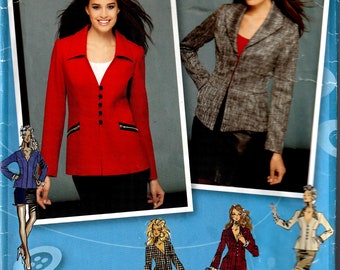 Sewing Pattern Simplicity 1781 Women's Jacket, Size 14-22, Uncut