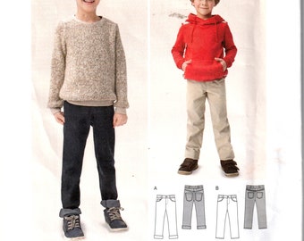 Sewing Pattern Burda 9406 Children's Pants, Size 4-10, Uncut