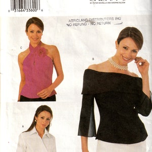 Sewing Pattern Butterick 3153 Women&#39;s Blouse, Size 6,8,10, Uncut
