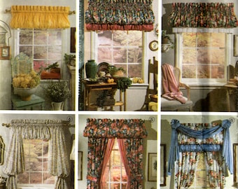 Sewing Pattern Simplicity 7727 Window Treatments Package, One Size, Uncut
