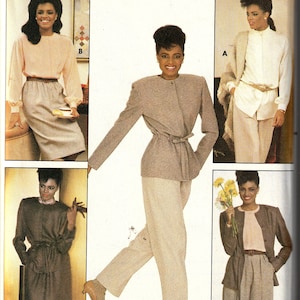 Sewing Pattern Butterick 6060 Vintage Women&#39;s Outfits, Size 14-18, Uncut