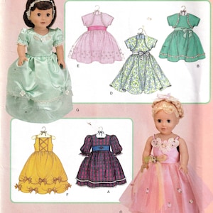 Sewing Pattern Simplicity 3547 Doll Clothes, One Size, Uncut