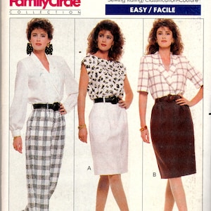 Schnittmuster Butterick 6086 Damenrock & Hose, Größe 12,14,16, Uncut