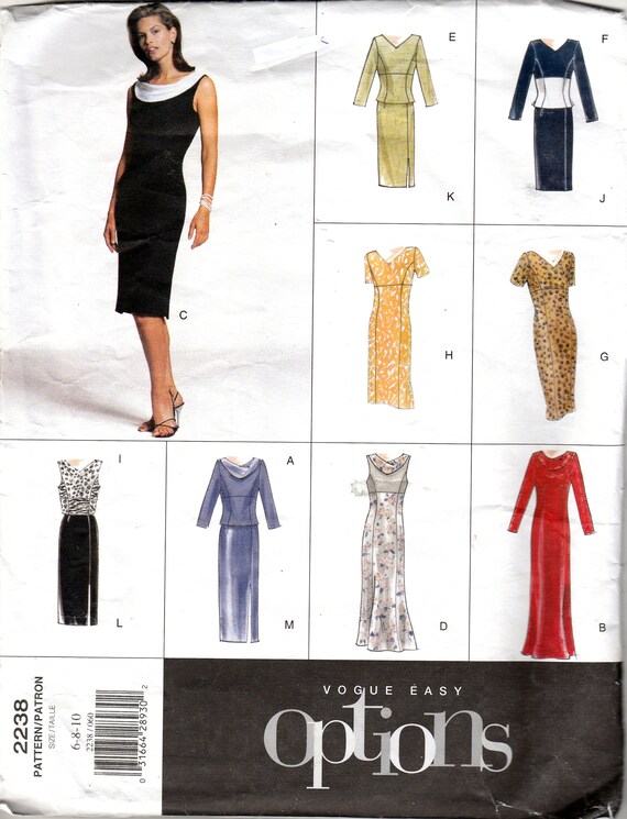 Patrón de costura Vogue 2238 Trajes vintage para mujer Talla | Etsy México