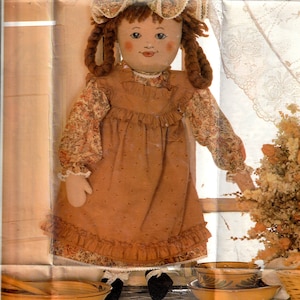 Sewing Pattern Butterick 6153 Vintage Doll, One Envelope, Uncut