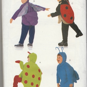 Sewing Pattern Butterick 6293 Childrens&#39; Costume, All Sizes, Uncut