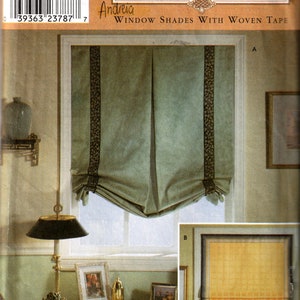Sewing Pattern Simplicity 9117 Window Shades, One Size, Uncut